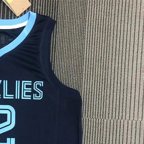 NBA Memphis Grizzies Round Neck Black 75th AnniversaryJersey MORANT#12 S-XXL