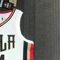 NBA New Orleans Pelicans V-Neck White 75th Anniversary jersey INGRAM#14 S-XXL