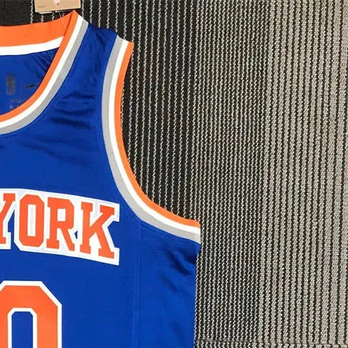 NBA New York Knicks Round Neck Blue 75th Anniversary jersey RANDLE#30 S-XXL