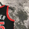 NBA Toronto Raptors V-Neck Black jersey CARTER#15 S-XXL
