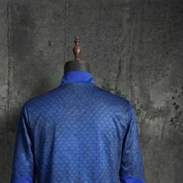 202627 Porto Half-Pull long Sleeve Blue Hoodie