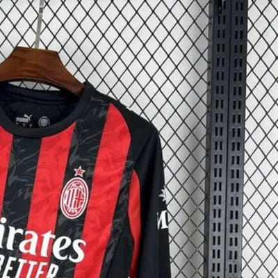 202526 AC Milan Home Long Sleeve jersey Fan Version