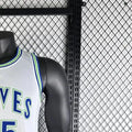 NBA Minnesota Timberwolves Retro Roud White Jersey ROSE#25 S-XXL