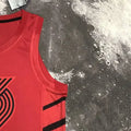 NBA Portland Trail Blazers V-Neck JORDAN Edition White Jersey LILLARD#0 S-XXL