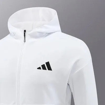 2024 Nike White Hoodie Jacket Kit Set Football Team Shirt Sports Fashion