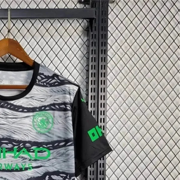202526 Manchester City Black and gray concept version Jersey Fan Version