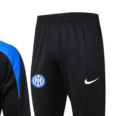 2425 Inter Milan Black Long-sleeved half-pull training kit Football team kit