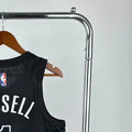 NBA Brooklyn Nets V-Neck Black Jersey RUSSELL#1 S-XXL