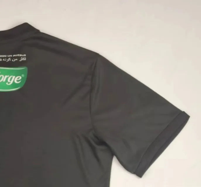 202425 CD Palestino Black Graffiti Jersey Fan Version