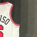 NBA Chicago Bulls Round Neck White 75th anniversaryJersey CARUSO#6 S-XXL