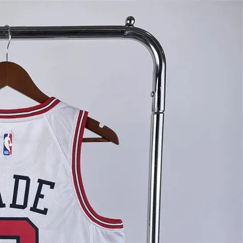 NBA Chicago Bulls WADE#3 202223 White Icon Edition Swingman Jersey S-XXL