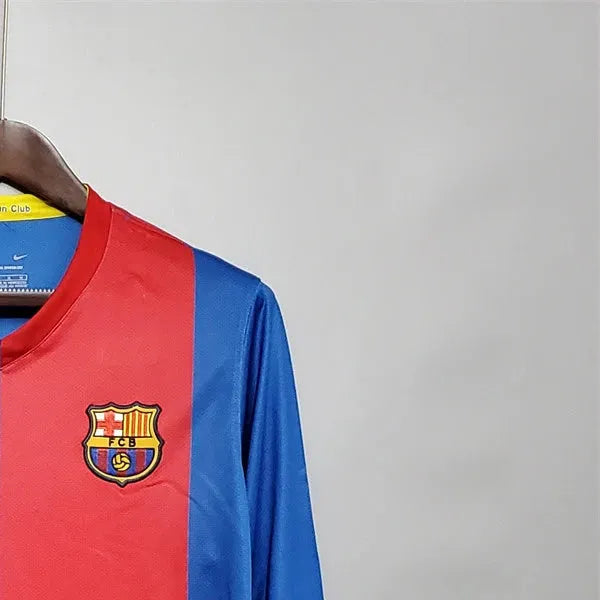 Retro Barcelona 0607 long sleeve home jersey Fan Version
