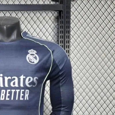 202526 Real Madrid away Long Sleeve Jersey Player Version