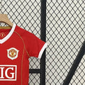 Retro Manchester United 0607 home jersey Kid Kits Size 16-28