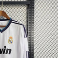 Retro Real Madrid 1213 Long Sleeve Home jersey Fan Version