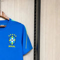 2026 Brazil Training Blue Jersey Fan version