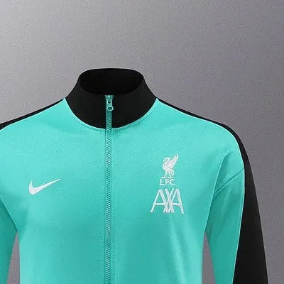 2024 Liverpool Green Jacket Training Suit Set Football Team Shirt Sports Fashion