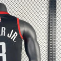 NBA Houston Rockets 2024 V-Neck Balck Jersey PORTER JR.#3 S-XXL