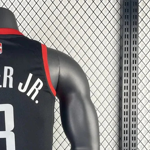 NBA Houston Rockets 2024 V-Neck Balck Jersey PORTER JR.#3 S-XXL