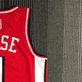 NBA Chicago Bulls Round Neck Red 75th AnniversaryJersey ROSE#1 S-XXL