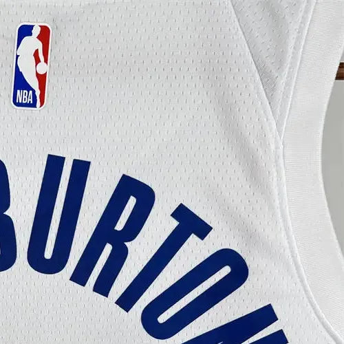 NBA Indiana Pacers 2024 City Edition V-Neck City Edition White Jersey HALIBURTON#0 S-XXL
