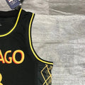 NBA Chicago Bulls Round neck Black Jersey LAVINE#8 S-XXL
