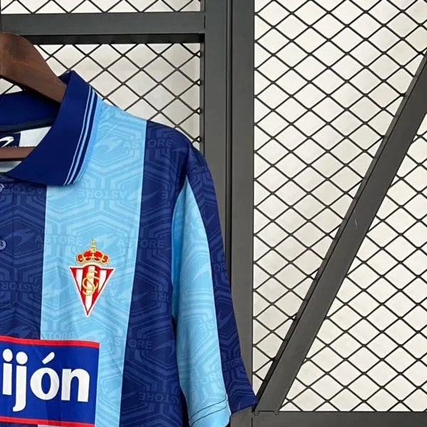 Retro Sporting Gijon 200203 Second Away jersey Fan Version