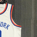 NBA New York Knicks Round Neck White jersey BARRETT#9 S-XXL