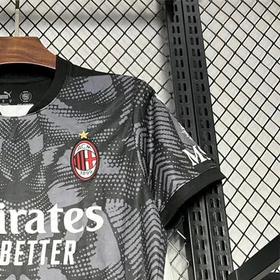 202425 AC Milan Goalkeeper Black Jersey Fan Version