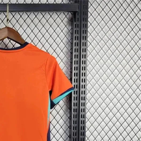 202425 Netherlands Euro Home jersey Kid Kits Size 16-28