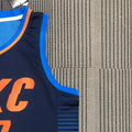 NBA Oklahoma City Thunder V-Neck Deep Blue Jersey GEORGE#13 S-XXL
