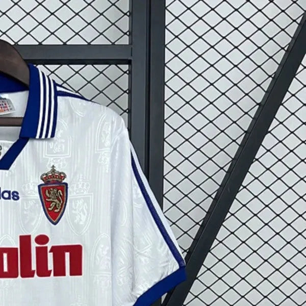 Retro Real Zaragoza 199798 Home jersey Fan Version