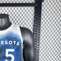 NBA Minnesota Timberwolves 2024 Round Neck City Edition Jersey EDWARDS#5 S-XXL