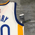 NBA Golden State Warriors V neck White Jersey CURRY#30 S-XXL