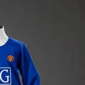 Retro Manchester United 200809 Second Away Kid Kits Long Sleeve