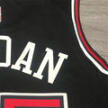 NBA Chicago Bulls Round neck Black Jersey JORDAN#45 S-XXL
