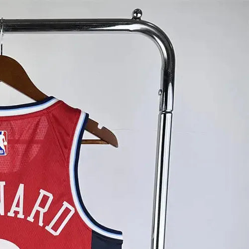 NBA Los Angeles Clippers 2425 Round Neck JORDAN Edition Red Jersey LEONARD#2 S-XXL