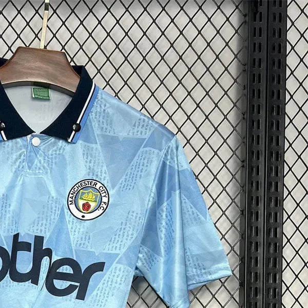 Retro Manchester City 8991 Home jersey Fan Version