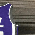 NBA Scaramento Kings V-Neck Purple 75th Anniversary jersey FOX#5 S-XXL
