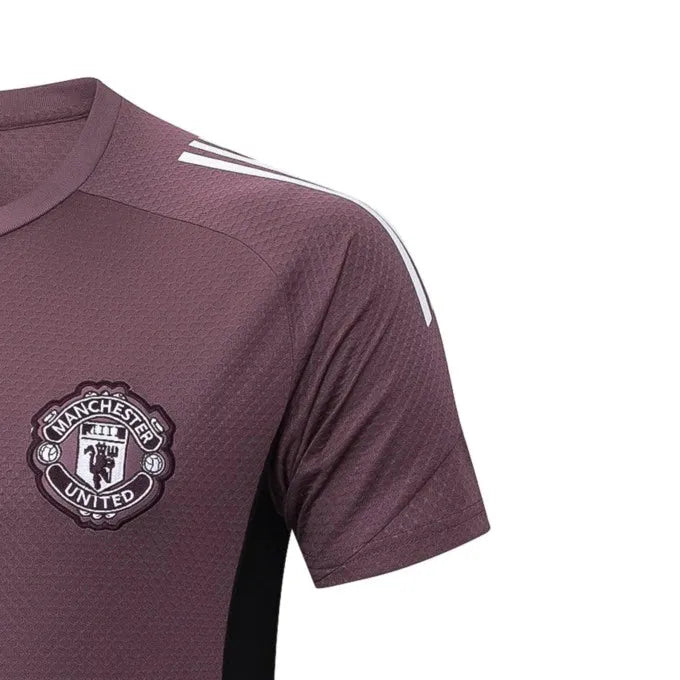 2026 Manchester United Dusty Purple Training Set Shirt and Shorts