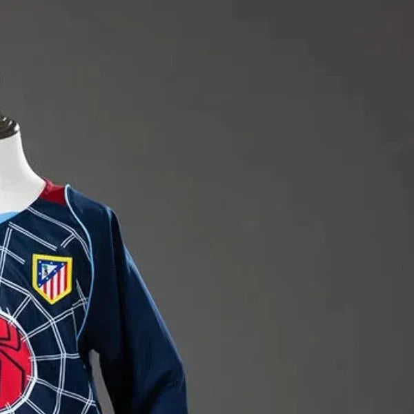 Retro Atletico Madrid 200405 Away Kid Kits Long Sleeve