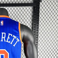 NBA New York Knicks 2024 Round Neck Blue jersey BARRETT#9 S-XXL