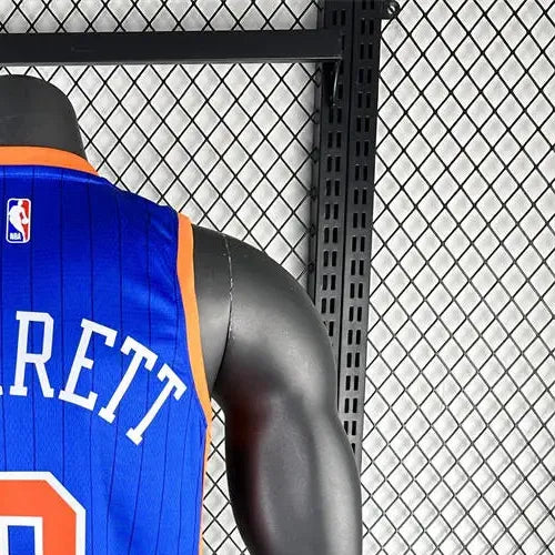 NBA New York Knicks 2024 Round Neck Blue jersey BARRETT#9 S-XXL