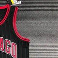 NBA Chicago Bulls Round Neck Black 75th AnniversaryJersey DeROZAN#11 S-XXL