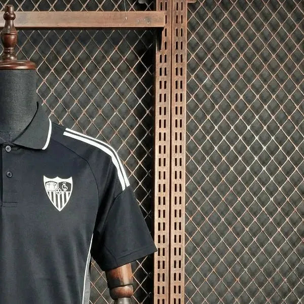 202526 Sevilla FC Black POLO jersey Fan version