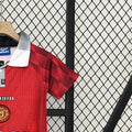 Retro Manchester United 9697 home jersey Kid Kits Size 16-28
