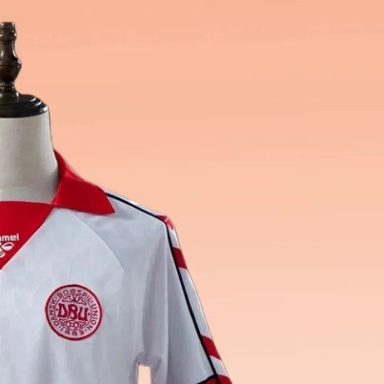 Retro Denmark 1988 Away jersey Fan Version