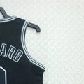 NBA San Antonio Spurs Round Neck Black jersey LEONARD#2 S-XXL