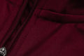 202526 Ajax maroon Long-sleeved half-pull training kit Football team kit