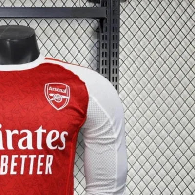 202526 Arsenal Home Long Sleeve Jersey Player Version